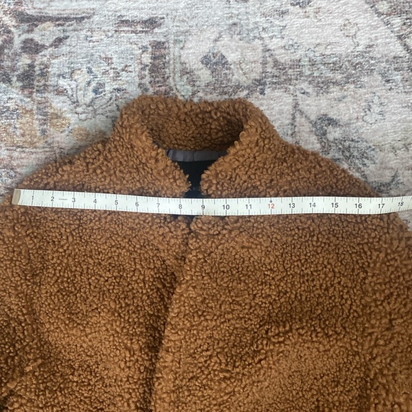 Banana Republic Teddy Car Coat in Toasted size S plush and lined - Picture 12 of 16